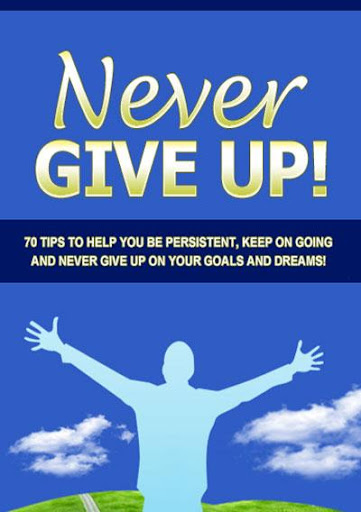 【免費書籍App】Never Give Up-APP點子