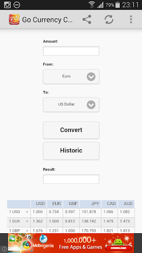 Go Currency Converter Cal.