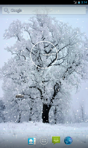 【免費個人化App】Winter Snow Tree Livewallpaper-APP點子