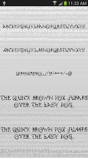 Fonts Style for FlipFont® Free - screenshot thumbnail