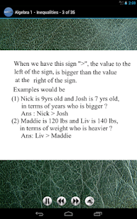 Algebra 1 - INEQUALITIES Screenshots 8