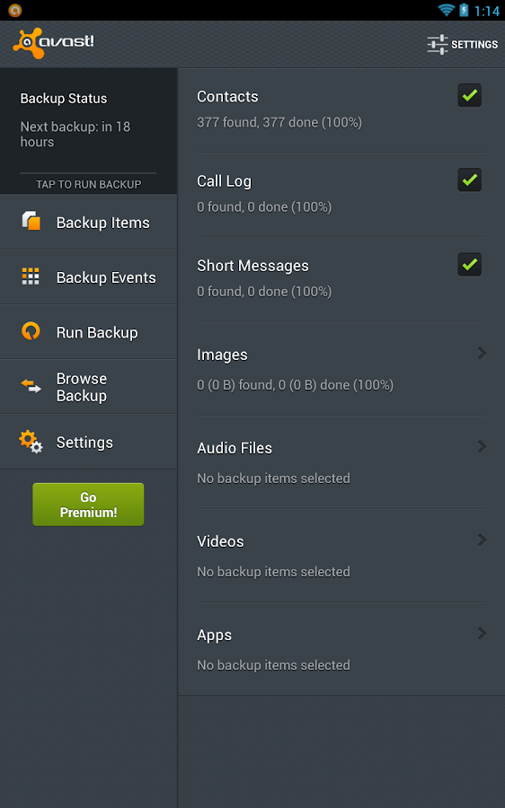 Mobile Backup & Restore - screenshot