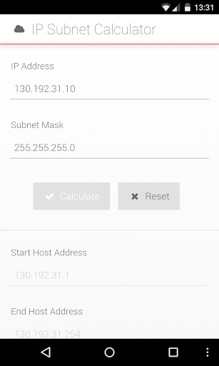 IP Subnet Calculator