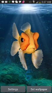 Lastest Goldfish Swim In Phone LWP APK for PC