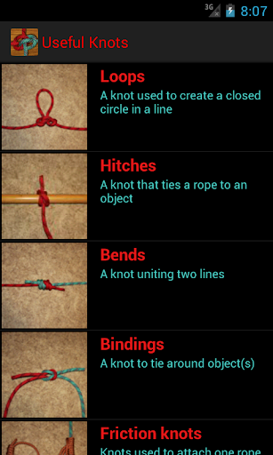 Useful Knots - Tying Guide