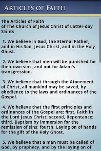 LDS Articles of Faith
