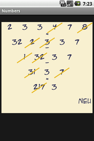 Numbers - Des Chiffres Screen 1