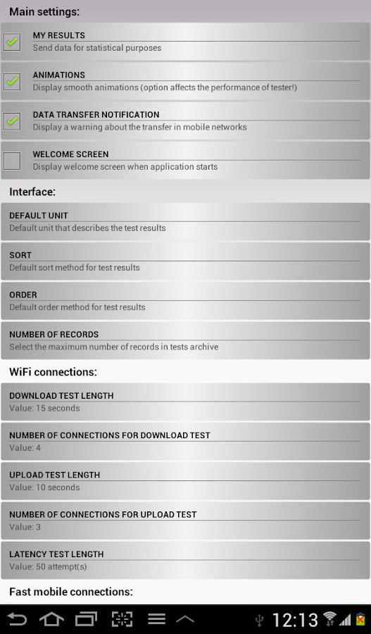 Speed Test Light Android Apps on Google Play