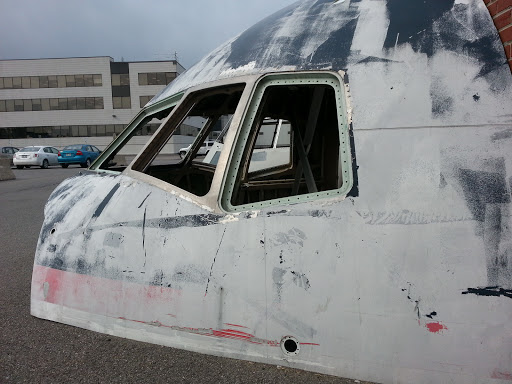 Scrapped Airplane Cockpit