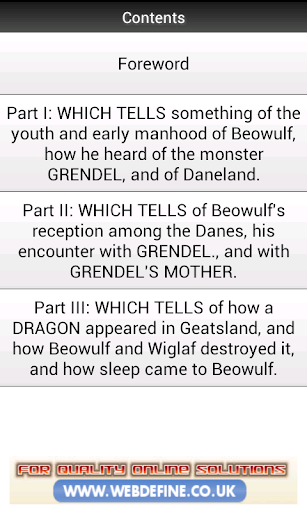 【免費書籍App】Beowulf FREE-APP點子