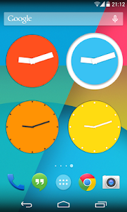 Wow KitKat Clock Widgets - screenshot thumbnail