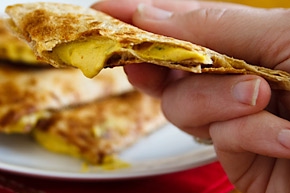 No-Queso Quesadillas