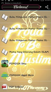 Himpunan nama nama indah dalam islam