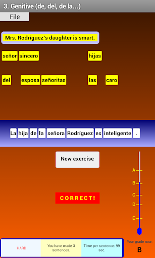 【免費教育App】Spanish Grammar Exercises P-APP點子