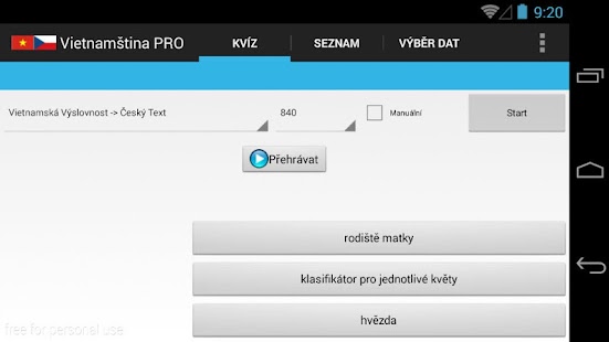 Free Vietnamština PRO APK for PC