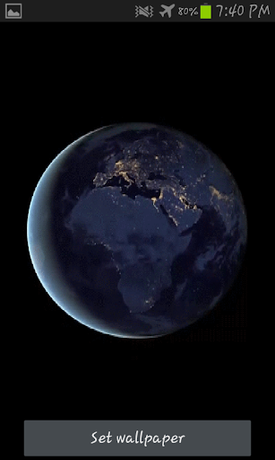 3D Earth live wallpaper