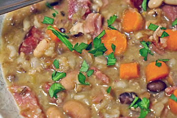 Crockpot Ham and Bean Soup