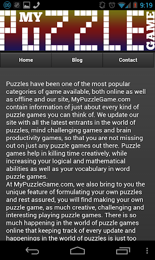 【免費娛樂App】My Puzzle Game-APP點子