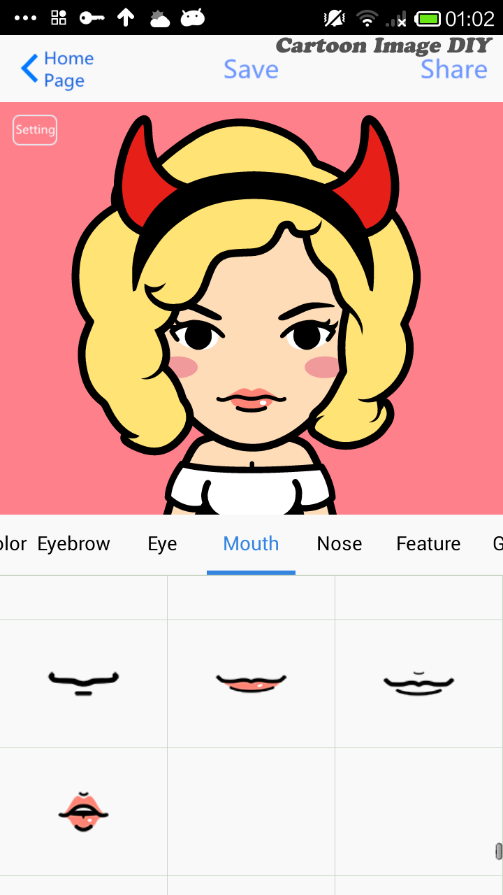 Cartoon Image DIY Screen 3
