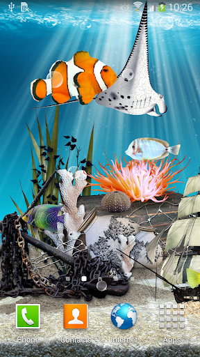 【免費個人化App】3D Aquarium Live Wallpaper HD-APP點子