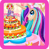 Pony Princess Cake Decoration Game icon