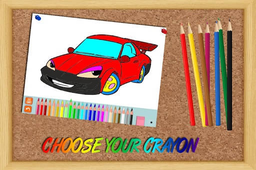 Coloring Book for Kids - Cars