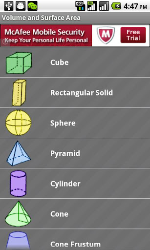 Volume Surface Calculator