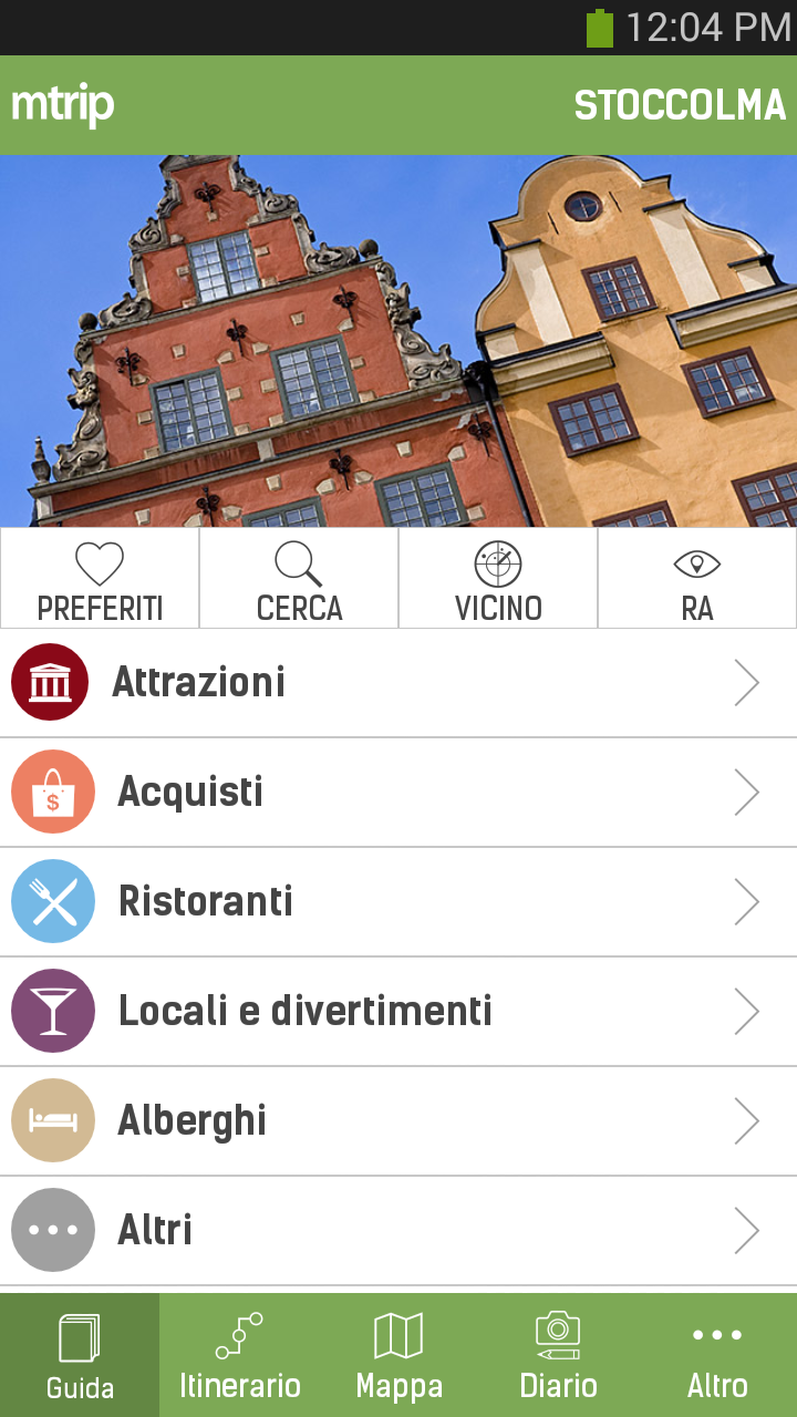 Android application Stockholm Travel Guide – mTrip screenshort