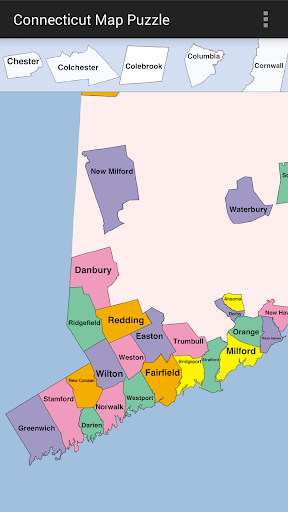 Connecticut Map Puzzle