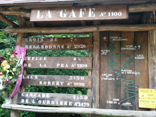 Depart Randonnée La Gafe