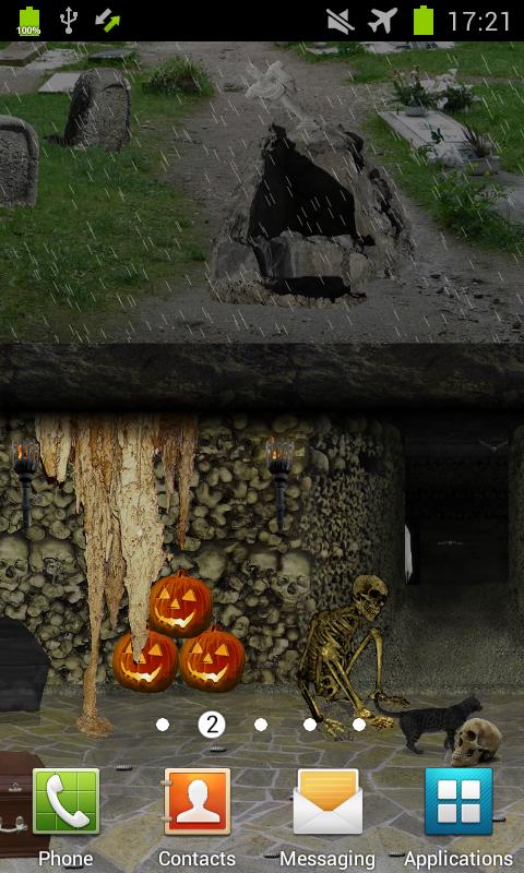 Scary Cemetery PRO Lwp Screen 3