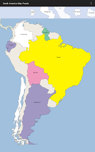 South America Map Puzzle