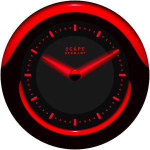 A-RED Laser Clock Widget