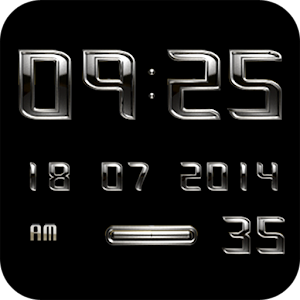 AMETAL Digital Clock Widget