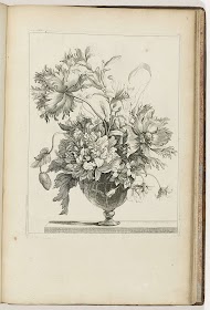 Boeket in glazen vaas