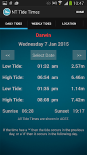 Free NT Tide Times APK for Android