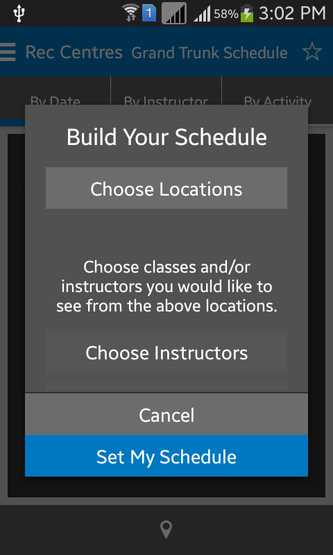    Edmonton Recreation Centres- screenshot  
