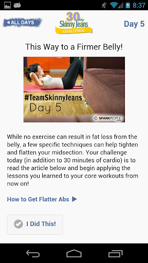 【免費健康App】30-Day Skinny Jeans Challenge-APP點子