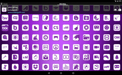 【免費個人化App】VRS White Icon Pack-APP點子