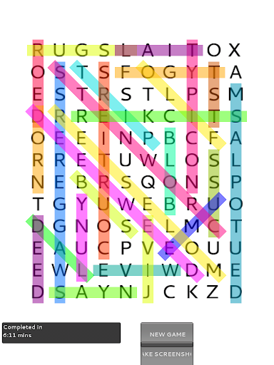 Stunning Word Search Puzzles