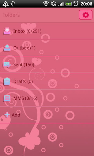 【免費個人化App】GO SMS Pro Pastel Pink Theme-APP點子