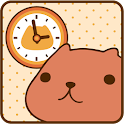 KAPIBARA-SAN Clock Widget01 logo