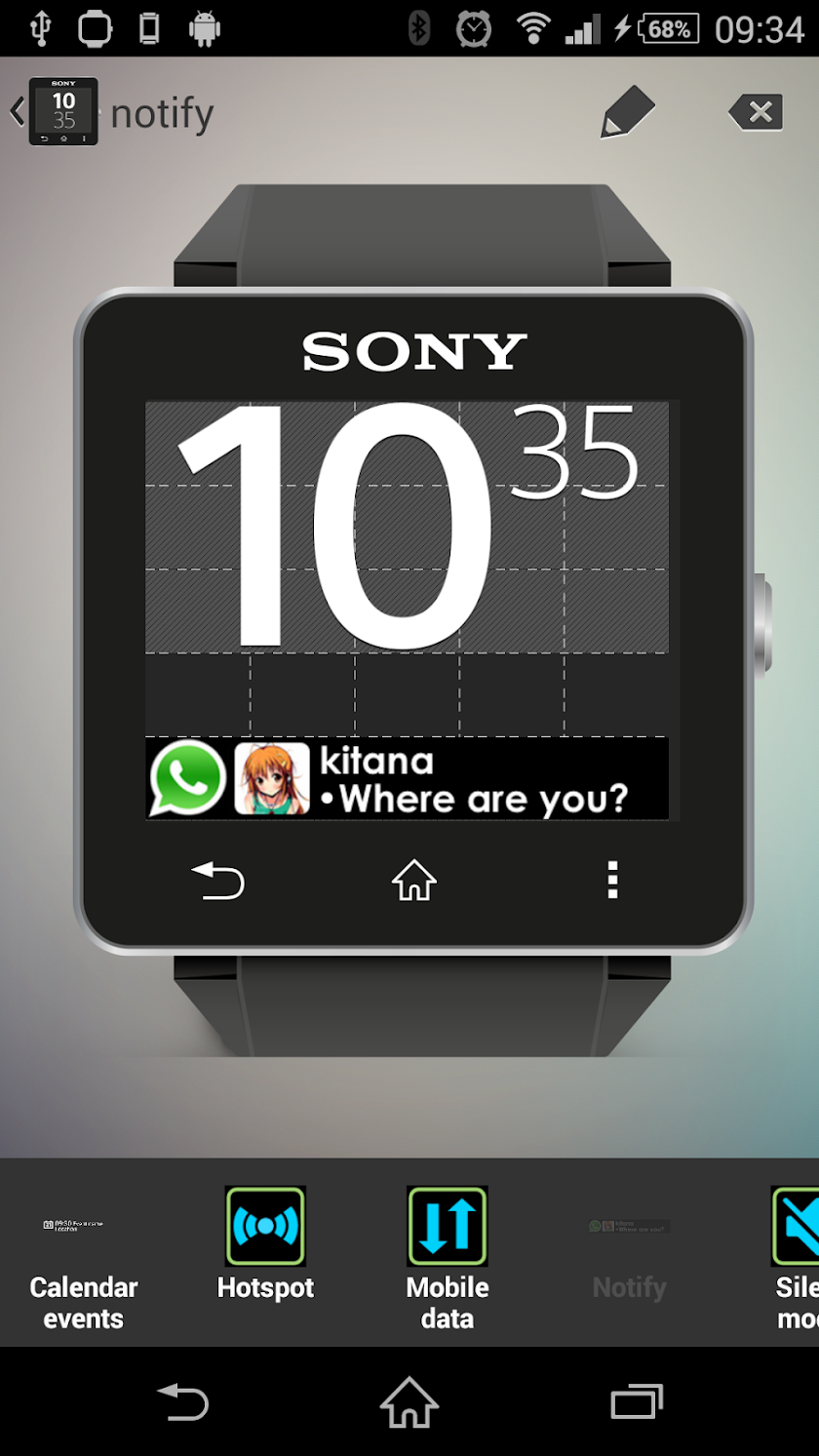 Notify for SmartWatch Screen 3