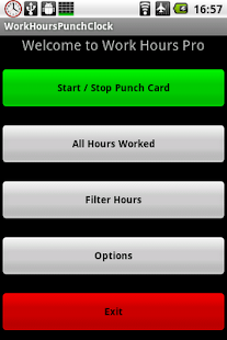 Work Hours Punch Clock Pro