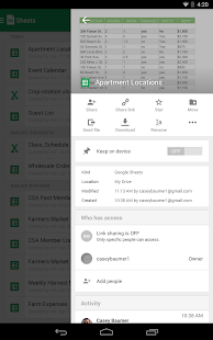 Google 스프레드시트 - screenshot thumbnail