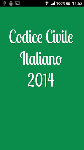 Codice Civile Italiano 2014