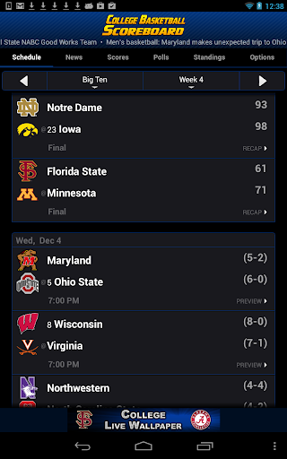 【免費運動App】College Basketball Scoreboard-APP點子