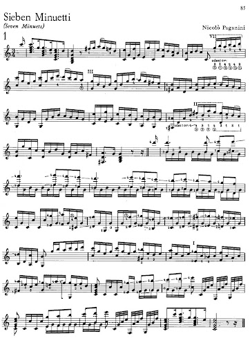 N. Paganini 7 Minuets