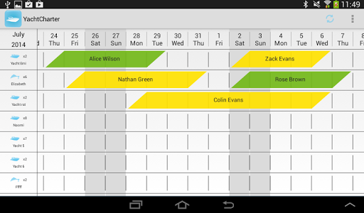 【免費商業App】Yacht Calendar - Schedule Plan-APP點子