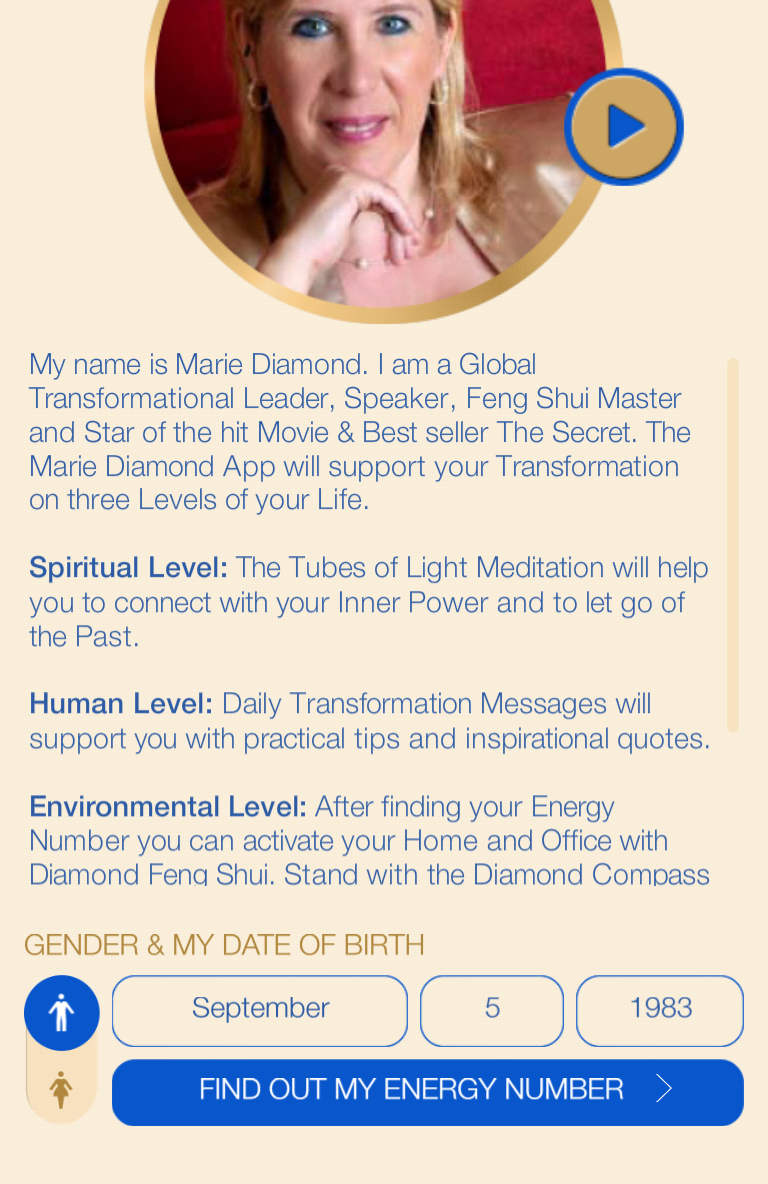 Marie Diamond Screen 2